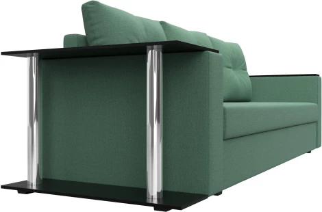 Диван прямой Атланта Лайт со столом слева Лига Диванов (Рогожка) арт.126160L