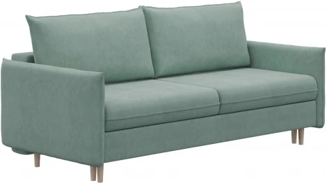 СКАНДИ Диван тканевый прямой мятный D1 furniture арт.AAA41309010