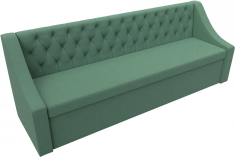 Диван кухонный прямой Мерлин (Зеленый/Рогожка) Лига Диванов арт.123197