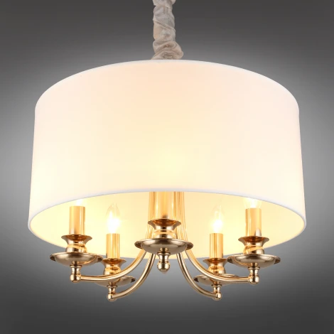 Подвесная люстра Aployt Berze APL.721.06.05 (220V, на цепи, свеча, круглые)