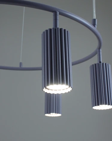 Подвесная люстра кольцо Moderli Cora V11604-6P (220V, на тросе, кольцо)