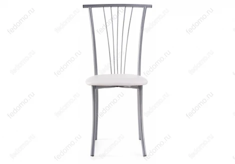 Стул Woodville на металлокаркасе Grigori белый полимер / светлый мусс 453987