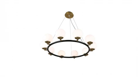 Подвесной светильник Lumina Deco Modica  LDP 6032-10 BK+MD