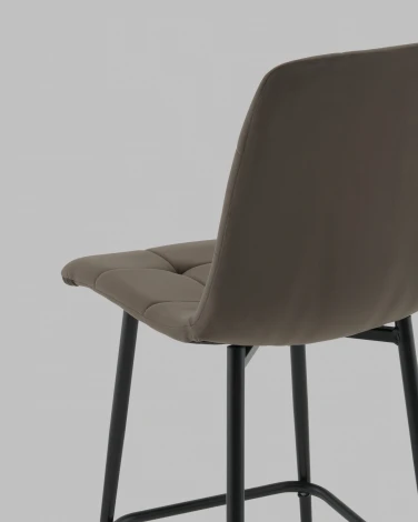 Стул полубарный Одди велюр темно-серый Stool Group арт.УТ000041435