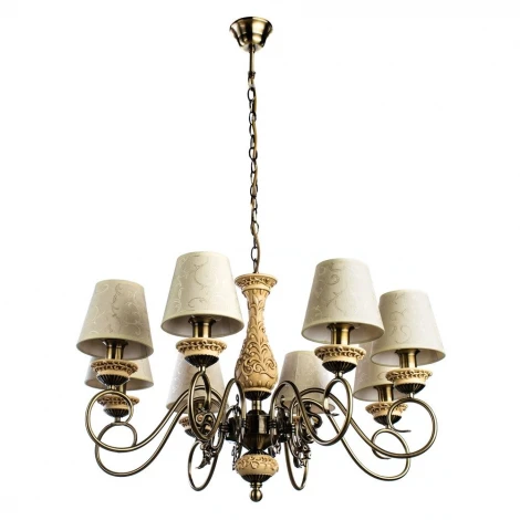 Подвесная люстра Arte Lamp Ivory A9070LM-8AB