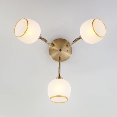 Потолочная люстра Eurosvet Brooksy 30159/3 античная бронза