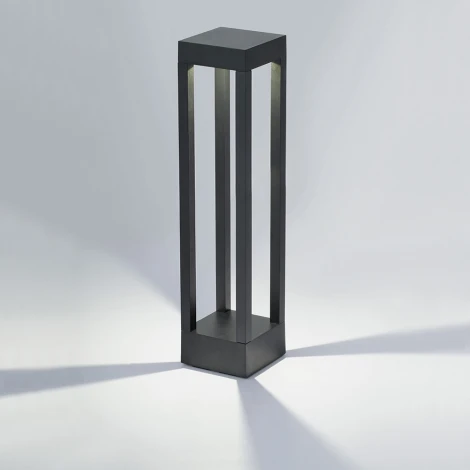 Наземный уличный светильник светодиодный Feron Лос-Анджелес 48451 DH802, 10W, AC/DC12-24V, низковольтный, 3000K, черный (IP54)