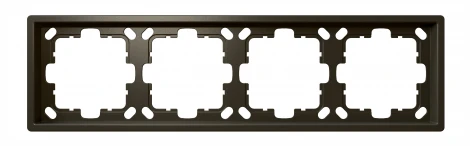 Рамка на 4 поста (бронза) Jasmart FD FD1004BR