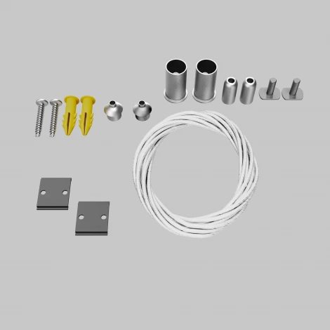 Тросовый подвес 2шт Gravity серебро (магнитный) Maytoni Technical TRA004SW-21S (48V)