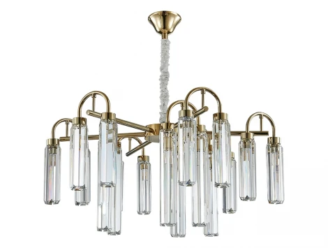 Подвесная люстра Newport 4520 4526+3/C new gold (220V, на цепи)