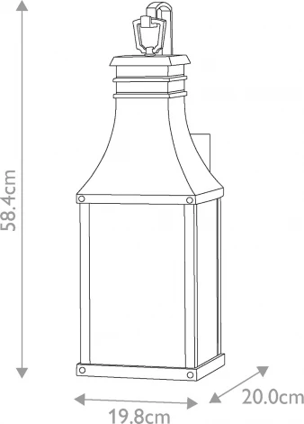 Настенный светильник уличный Hinkley Beacon Hill HK-BEACON-HILL-M-MB