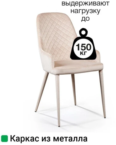 Стул Douglas, бархат бежевый Top Concept DOUGLAS 2000000000251