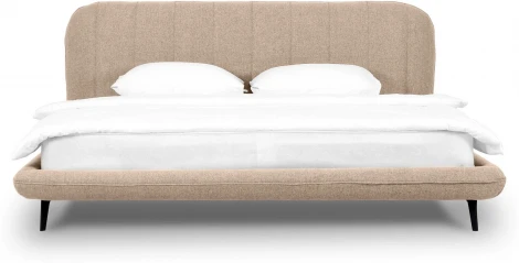 Кровать Amsterdam ОГОГО (арт.845393), (Шенилл/Бежевый)