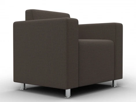 Кресло Лига-093 ВН (ДСП,Брус,Фанера,Рогожка/Коричневый) Лига Диванов 134968