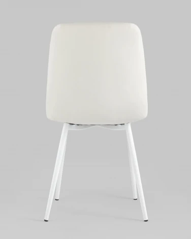 Стул Stool Group Oliver экокожа белый белые ножки УТ000034850