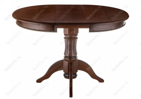 Деревянный стол Woodville Павия орех с коричневой патиной 406081