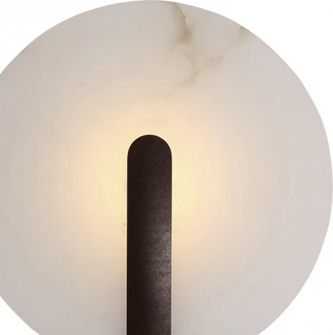 Настенный светильник ST Luce Montre SL1195.401.01 черный/алебастр LED 1*5W 3000K (220V, круглые)