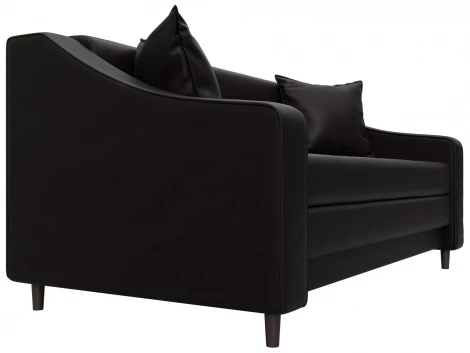 Диван прямой Лига-071 (ЛДСП,Брус,Фанера/Дерево/Экокожа/Коричневый) Лига Диванов 129770