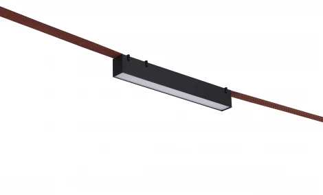 Трековый светильник ременной светодиодный Donolux Line DL18968R12W1B 12Вт, 48V черный