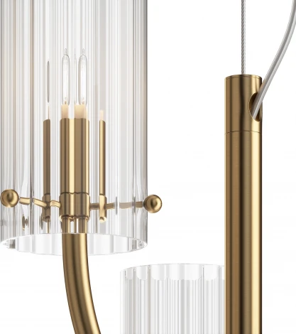 Подвесная люстра Maytoni Arco MOD223PL-03BS (220V, на тросе)