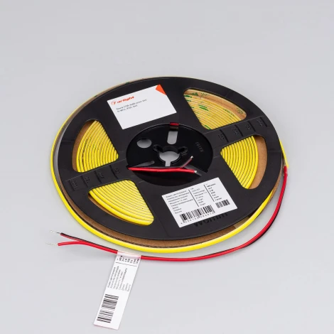 Светодиодная лента COB-X480-4mm 24V Yellow Volt (4 W/m, IP20, 5m) (Arlight) 046916