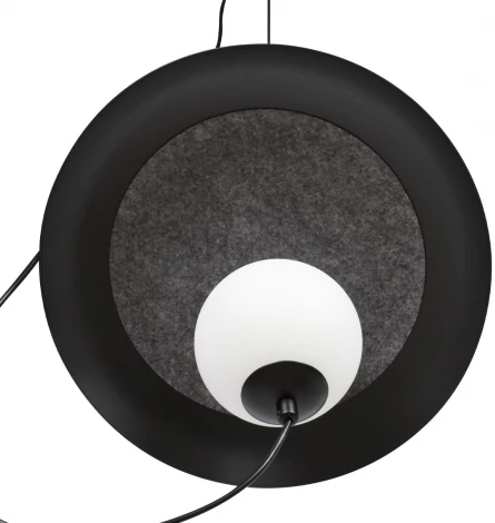 Подвесной светильник Loft It Wonders 10237P Black (220V, на тросе, шар)