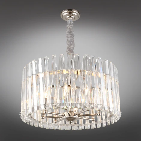 Подвесная люстра Aployt Verene APL.808.03.08 (220V, хрусталь, на цепи, свеча, круглые)