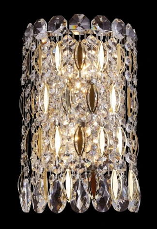 Настенный светильник Crystal Lux Lirica AP2 CHROME/GOLD-TRANSPARENT