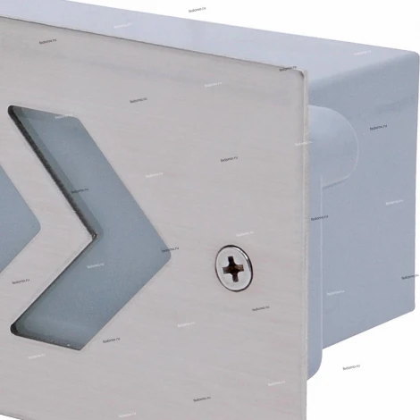 Светильник встраиваемый в стену уличный светодиодный Horoz Beril, 1 лампа, никель с белым