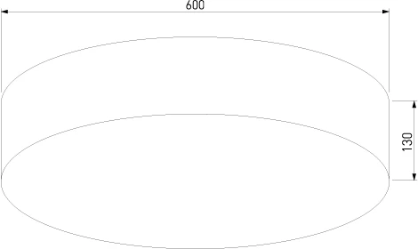 Потолочный светильник круглый Rondo 1587 TK Lighting Black (220V)
