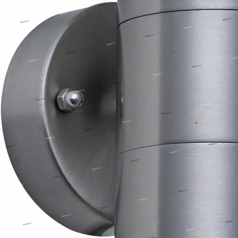 Светильник настенный уличный Horoz Manolya, 2 плафона, никель с прозрачным