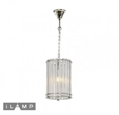 Подвесной светильник iLamp Manhattan P2554-1B NIC (220V, на цепи, круглые)