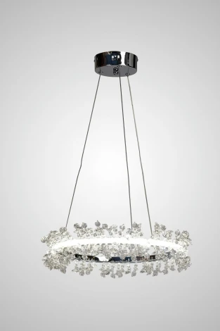 Подвесной светильник светодиодный AM Group AM455 L400 CH (220V, на проводе, кольцо)