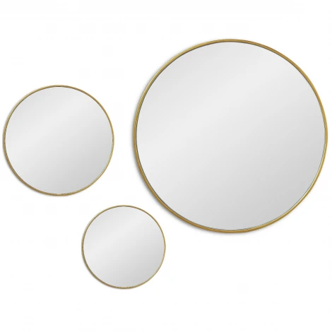 Jupiter Gold Сет из 3-х зеркал Ø70, Ø40, Ø30 см Art-Zerkalo SM017GL 13763
