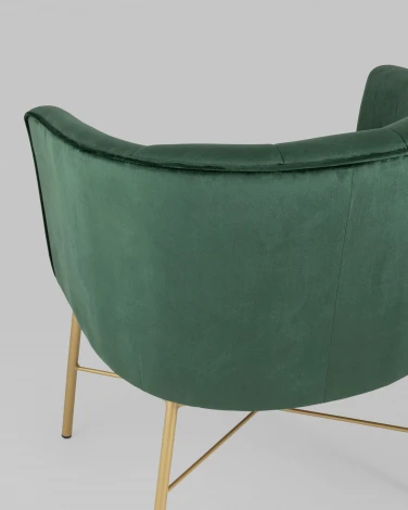 Кресло Stool Group Шале велюр зеленый УТ000005601