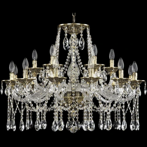 Подвесная люстра Bohemia Ivele Crystal 16113/12+6/300 GB