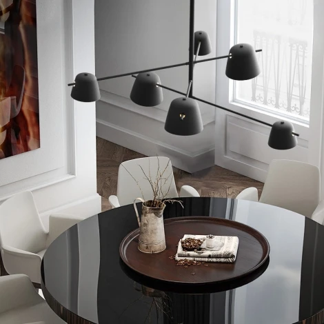 Потолочная люстра на штанге Goda Black ImperiumLoft Goda01 (151692-26) (220V)