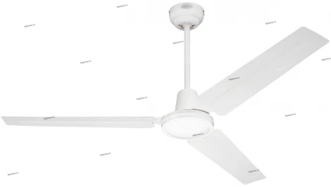 Вентилятор потолочный с настенным регулятором Westinghouse Industrial, 3 лопасти, белый