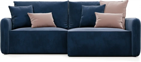 ПОРТЛЕНД Диван угловой синий D1 furniture арт.AAA41670005