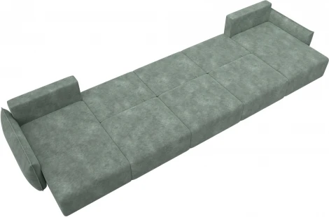 Диван п-образный Лига-051 НПБ МегаЛонг Лига Диванов (Велюр) арт.128745