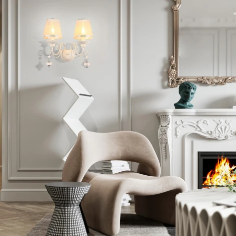 Бра Arte Milano AM347620 347620/2W WT+SL (220V, подвески)