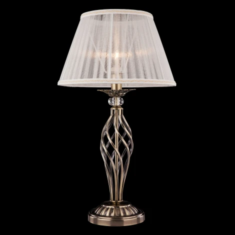 Интерьерная настольная лампа Eurosvet 01002-01003 01002/1 античная бронза (220V, выключатель)