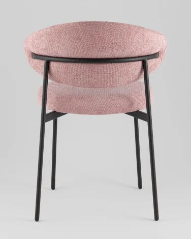 Стул Evan шенилл пыльно-розовый Stool Group УТ000042351