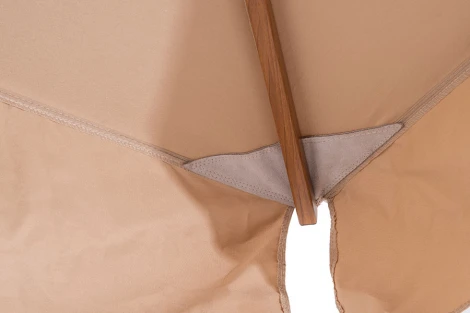 Зонт уличный 3х3м на боковой алюминиевой опоре, цвет под дерево 4SIS Корсика PCA-ARHUB-3030