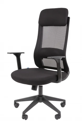 Офисное кресло Chairman 500LT Россия ткань T черный/TW-01 черный 7187915