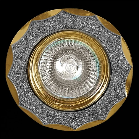 Встраиваемый точечный светильник Reluce 01001-9.0-001AK MR16 SS+GD (12V, круглые)