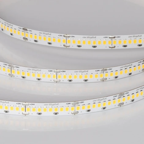 Светодиодная лента ULTRA-A288-10mm 24V White6000 (17 W/m, IP20, 5m) (Arlight, высок.эфф.200 лм/Вт) 054928