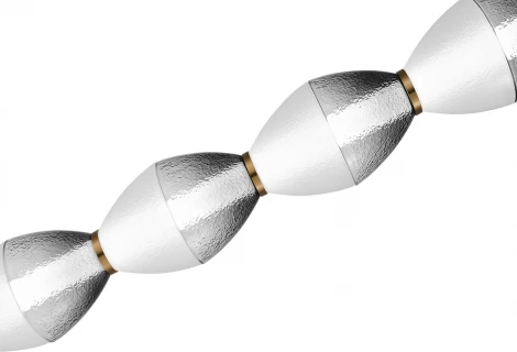 Подвесной светильник ST Luce Ice SL6130.403.24 Черный/Белый, Дымчатый LED 1*28W 3000K (220V, на тросе)