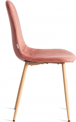 Стул BREEZE (mod. JSC-58) / 2 шт. в упаковке Tetchair (Велюр,Металл /Коралловый) арт.24491