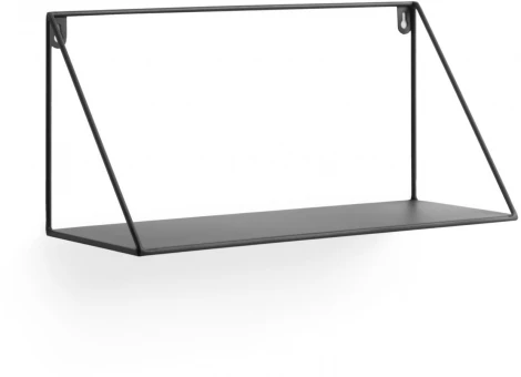 Полка La Forma (ex Julia Grup) Teg (Черный/ Металл,Сталь)